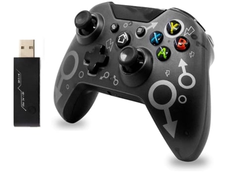 Controlador inalámbrico 2.4G Joystick de juego para Xbox One / One S / One Elite / Xbox Series X / Ps3 / Pc Negro YIZHOOD