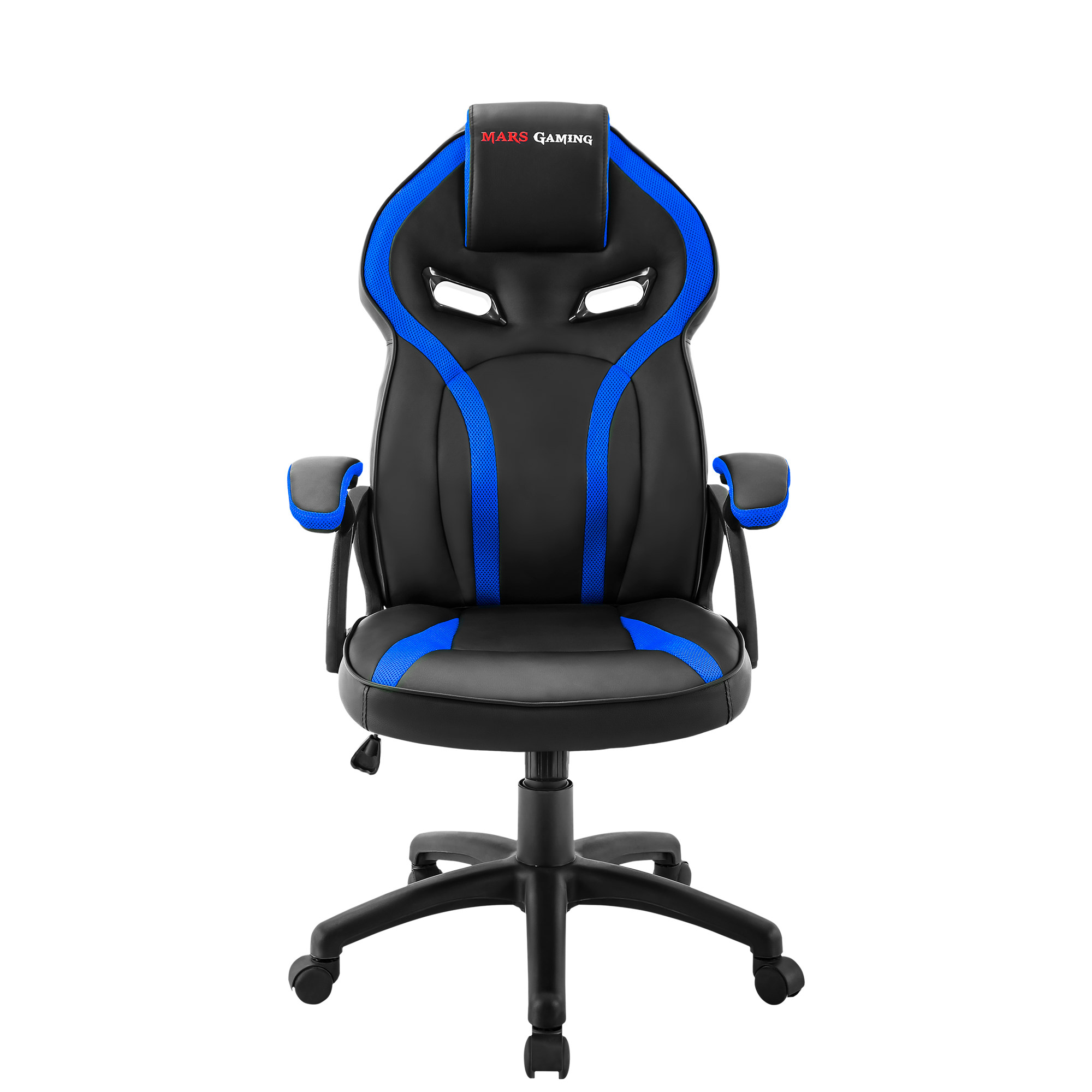 Silla Gaming MARS GAMING MGC118BBL (Hasta 130 kg - Elevador a Gas Clase 4 - Azul)