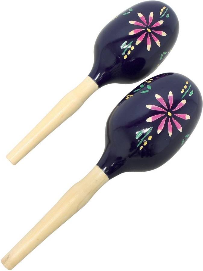 Maracas Club Salsa pintadas 26 cm f835335