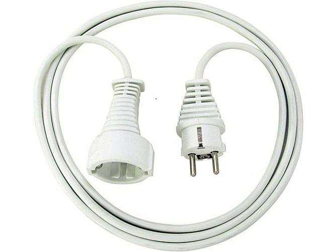 Brennenstuhl Cable Alargador de corriente 5 m para interiores blanco alimentación quality pl�stico 5m h05vvf 3g1