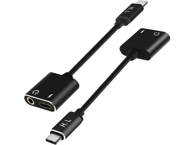 Adaptador AVIZAR (USB-C - Negro)