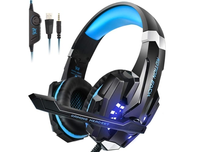 Auriculares Gaming I2GO PRO Kotion Each G9000 (Multiplataforma - Micrófono - Azul)