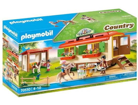 Playmobil Country 70510 caravana campamento de ponis juguetes niños partir 4 años edad 150