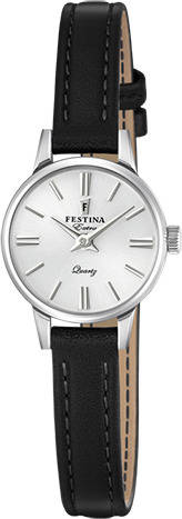 Reloj FESTINA Mujer (Piel - Negro)