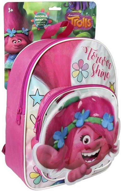 Mochila Infantil Trolls cerdá 23 x 30 10