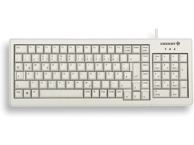 Teclado CHERRY G84-5200 (Con Cable - Layout Francés - Teclado Numérico)