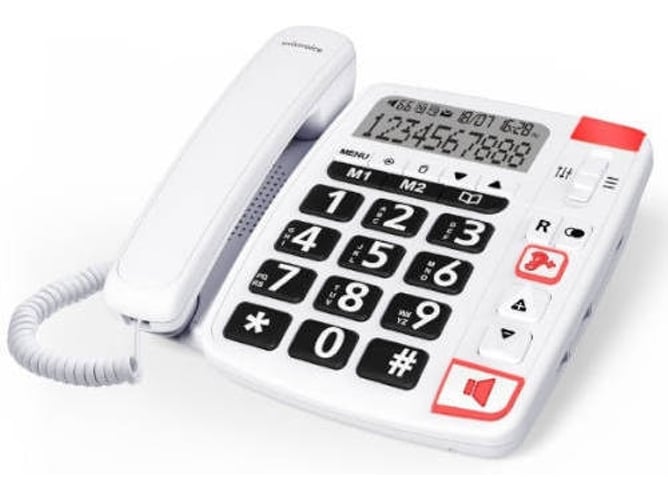 Telefonoconcableswissvoicextra1150blanco Fijo Xtra11500 blanco con cable 1150 senior para