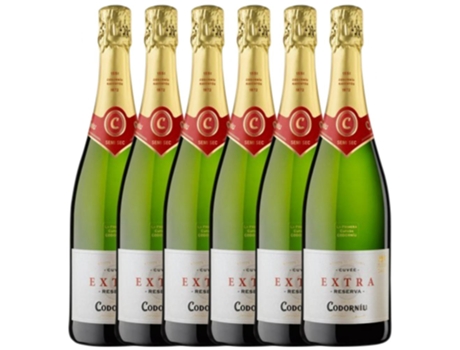 Espumante CODORNÍU Codorníu Extra Meio Seco Cava (0.75 L - 6 unidades)