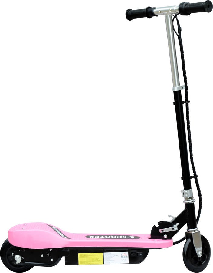 Patinete Eléctrica HOMCOM Rosa (10-15 km - 12km/h)