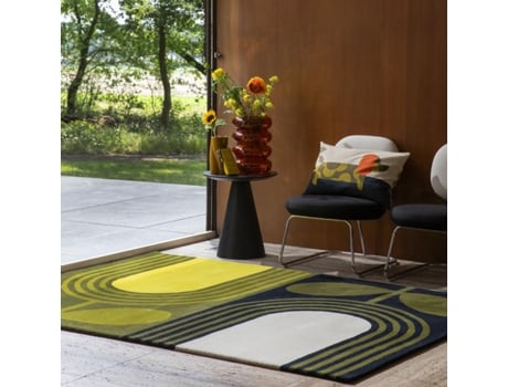 Alfombra De Salón Striped Tulip Verde 120X180 ORLA KIELY