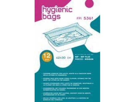 Bolsas Higiénicas para Gatos FERPLAST Nip10 (12 Un)