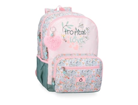 ENSO Mochila Escolar Poliéster Tropical Love Multicolor