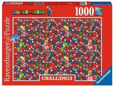 Challenge Puzzle 1000 pzs mario 1 ravensburger iberica supermario edad 12