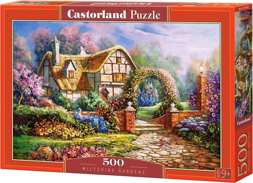 Castorland Wiltshire Gardens puzzle rompecabezas fantasía niños y adultos 9 años 470 mm colormodelo 500