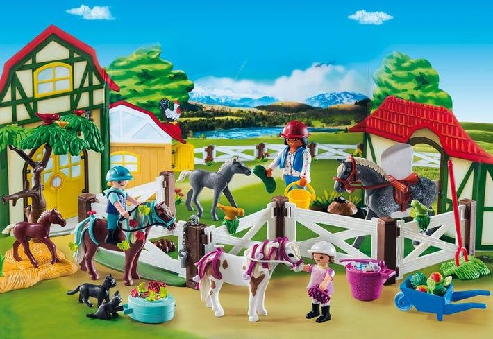 PLAYMOBIL Country: Picadero - 9262 (Edad Mínima: 4 - 125 Piezas)