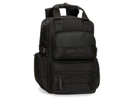 PEPE JEANS Mochila Para Portátil Poliéster Bromley Negro