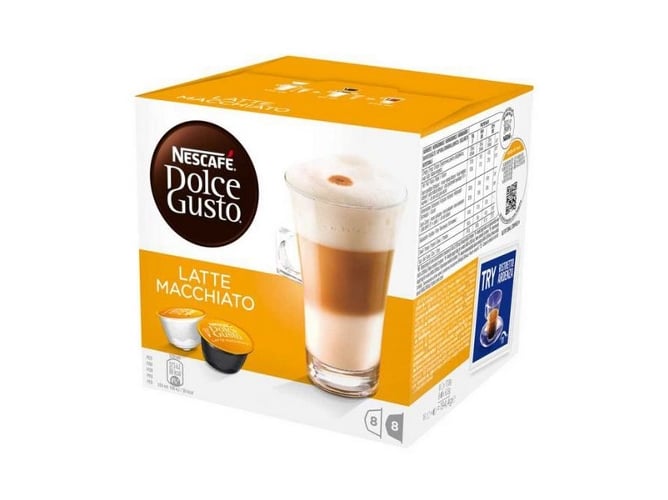 Estuche 8 De café leche nescafe dolce gusto latte 16