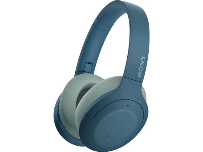 Sony Whh910n Auriculares bluetooth de ruido ldac hasta 35h batería hires audio h.ear on adaptativo tecnología sensor dual dsee hx azul diadema noise cancelling y nfcbluetooth con alta resolución whh910nl