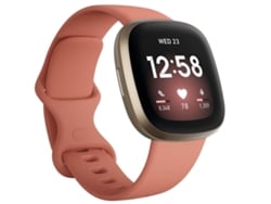 Smartwatch FITBIT Versa 3 Esfera Dorada 40Mm Correa Silicona Reloj Deportivo Gps