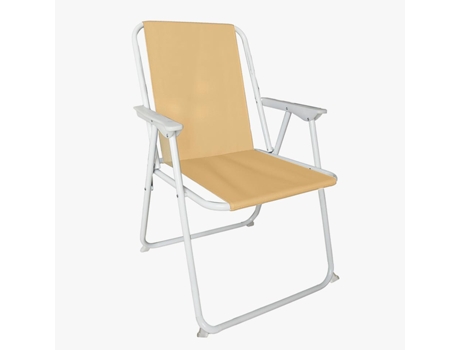 Silla de Playa SUMMER con Brazos Amarillo 46x52cm VIVA