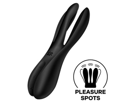 Vibrador SATISFYER Threesome 2 - Negro