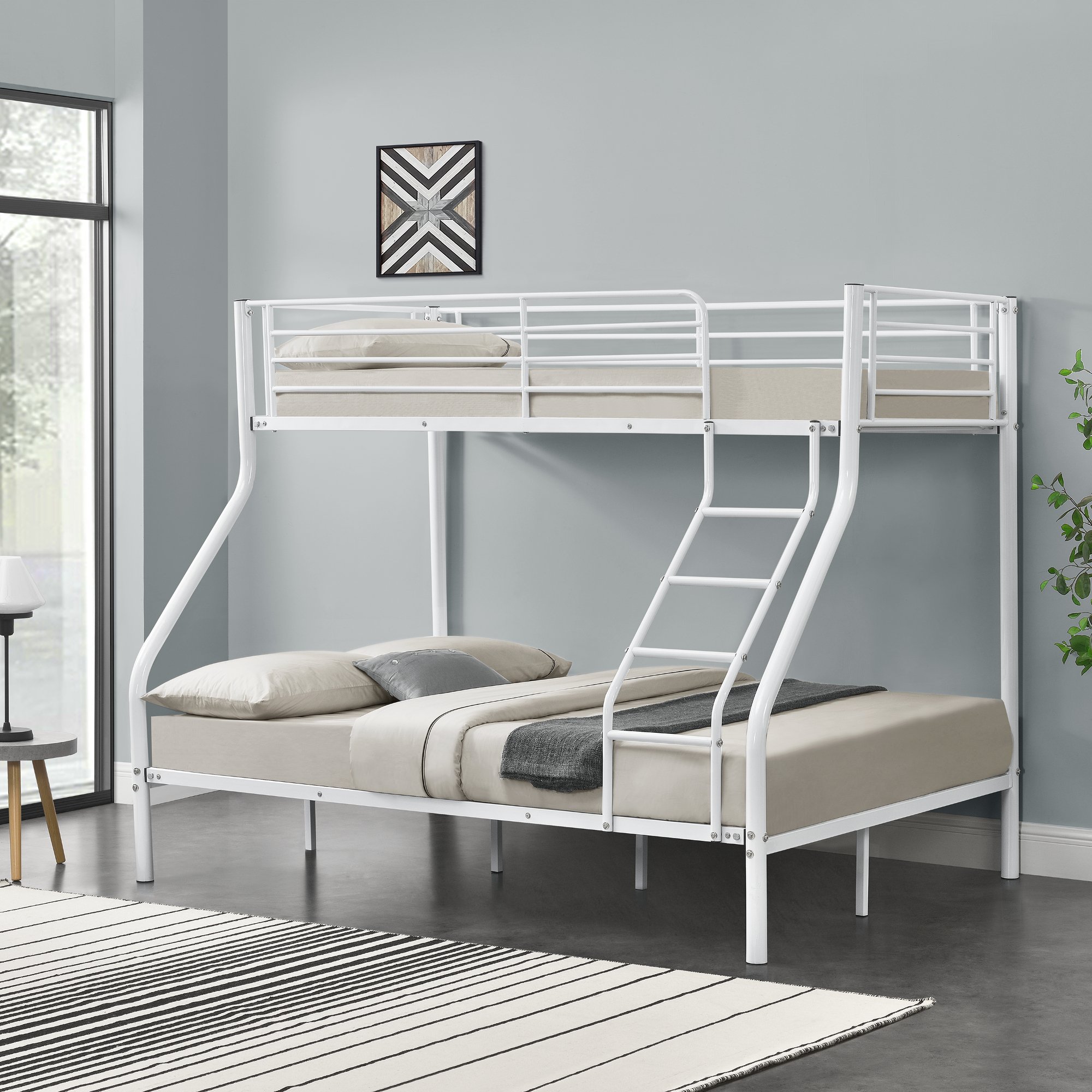 Estructura de Cama Infantil NEU.HAUS Metal (Blanco - Metal - 140x200 cm)