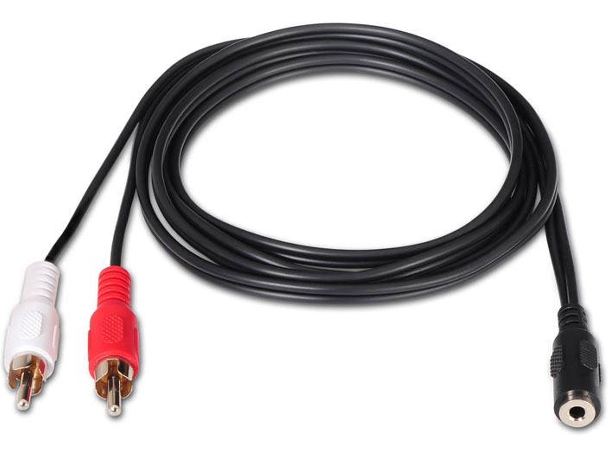 Nanocable Cable Audio estereo 3.5h2xrcam 3.0 10.24.13 10.24.1303 de tipo jack machohembra 3mts 3.5mm 3