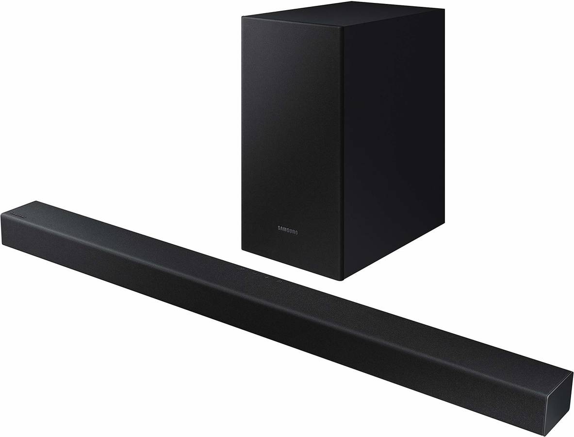 Barra de sonido SAMSUNG HW-T420 (2.1 - 150 W - Subwoofer con cable)