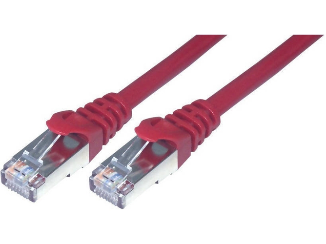 Cable de Red MCL (RJ45 - 1 m - Rojo)