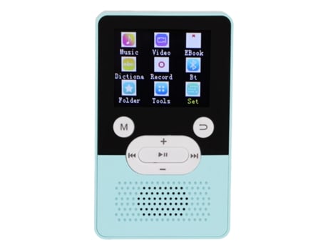 Reproductor MP3/MP4 Bluetooth SMANDY T9 1.8Inch HD calidad de sonido 16GB (Azul