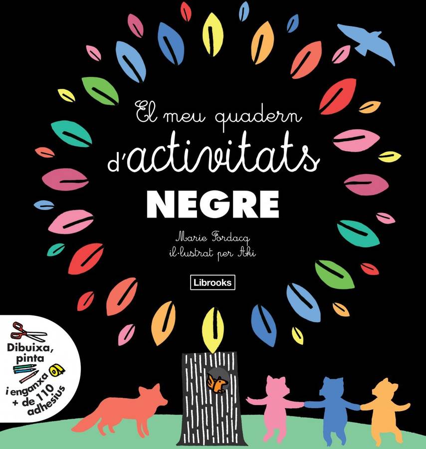 Libro El Meu Quadern D'Activitats Negre de Marie Fordacq (Catalán)