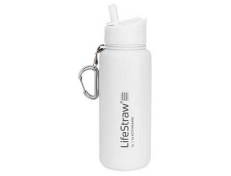 Lifestraw Go 2stage filter bottle unisex adulto color blanco 710 ml botelha de montaña acero 1