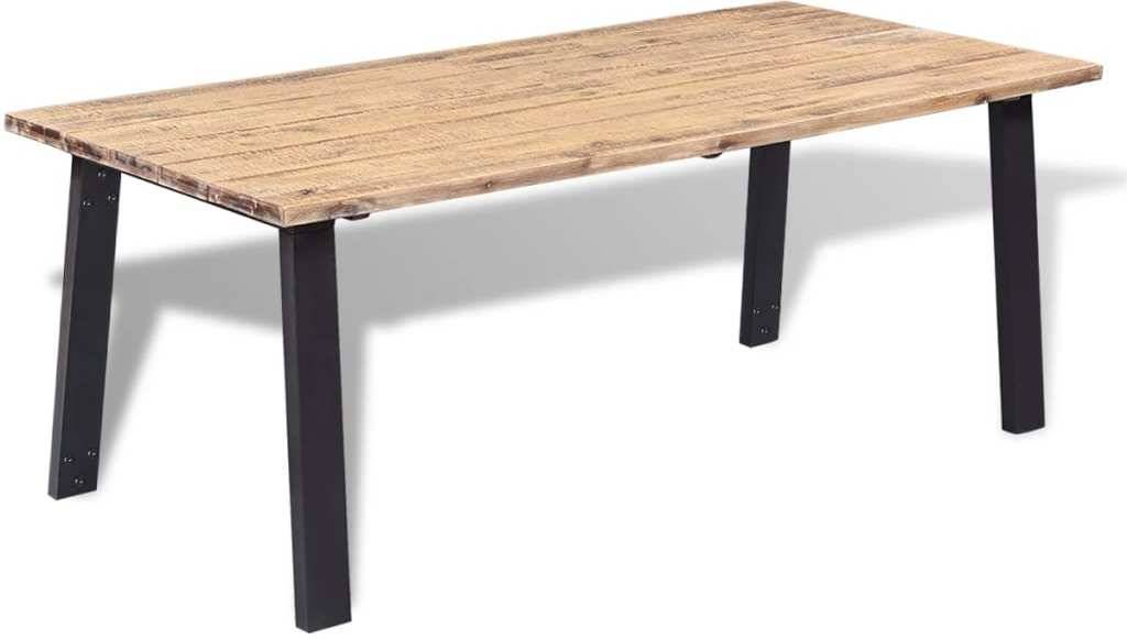 Mesa de Comedor VIDAXL 245689 (Madera de Acacia Maciza - 170x90 cm)