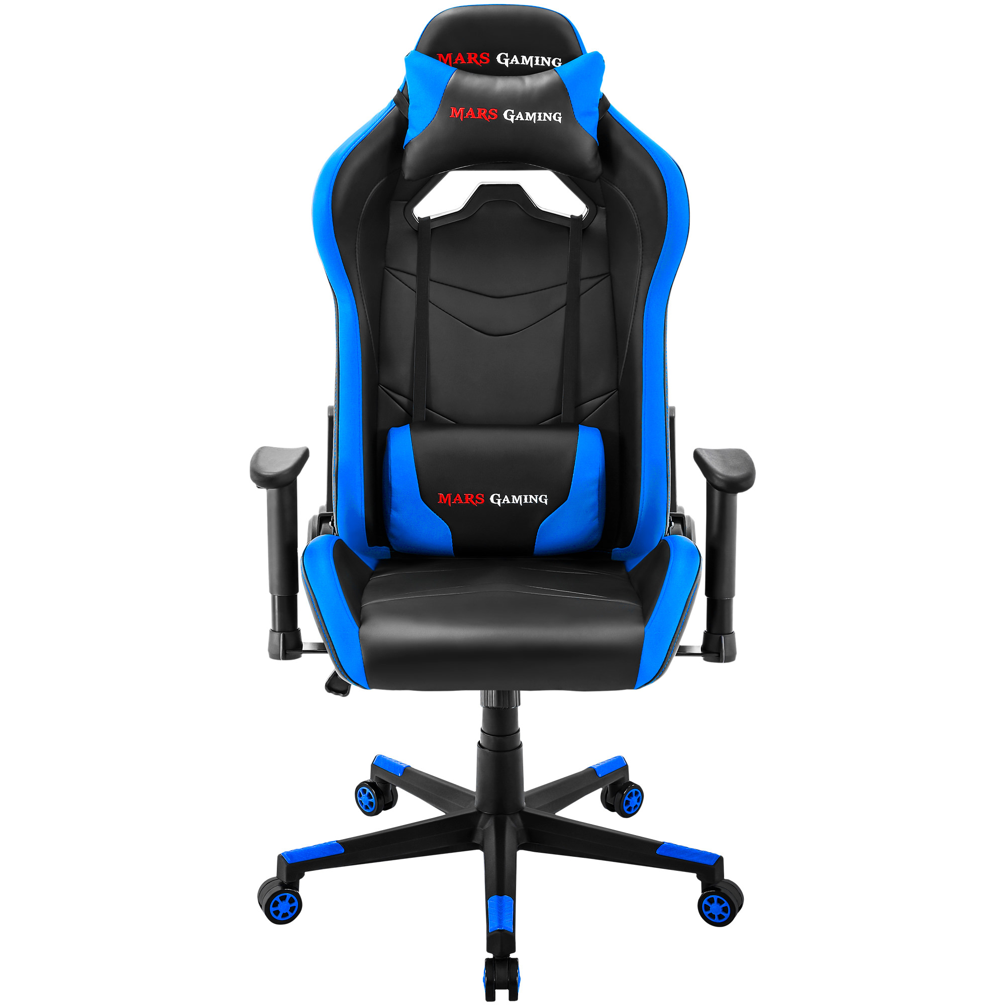 Silla Gaming MARS GAMING MGC3BBL (Hasta 150 kg - Elevador a Gas Clase 4 - Azul)