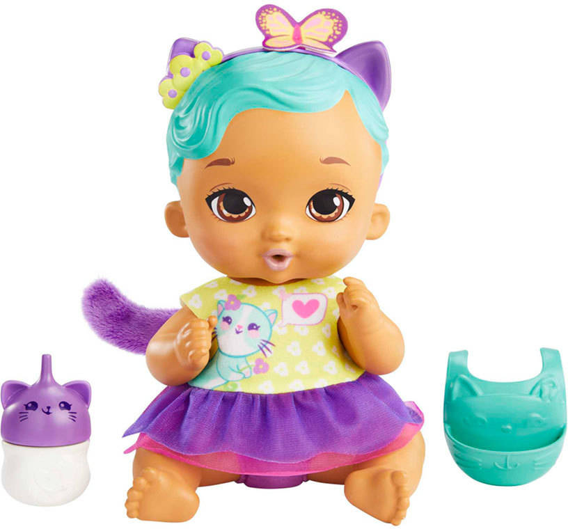 My Garden Baby gatito morado hace muñeco bebé +18 meses muãâãâãâãâ±eca mattel y pipi edad mãâãâãâãâ­nima 2