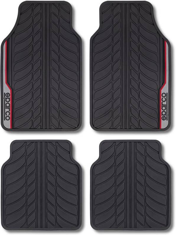 Juego De 4 alfombras sparco corsa f507rd multicolor pvc 64 x 47 1 spcf507rd f507