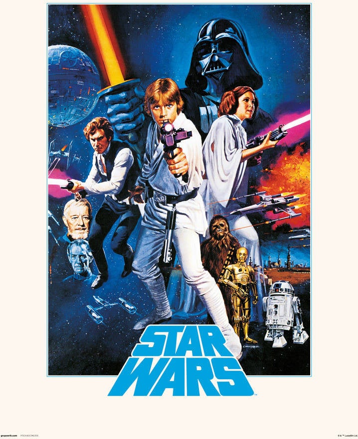 Print STAR WARS 30X40 Cm Classic