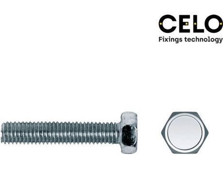 Caja Un Tornillo Celo Hexagonal M Trico Din Ref X Zincado