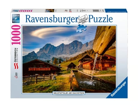 RAVENSBURGER Puzzle - Neustattalm am Dachstein - 1000pc