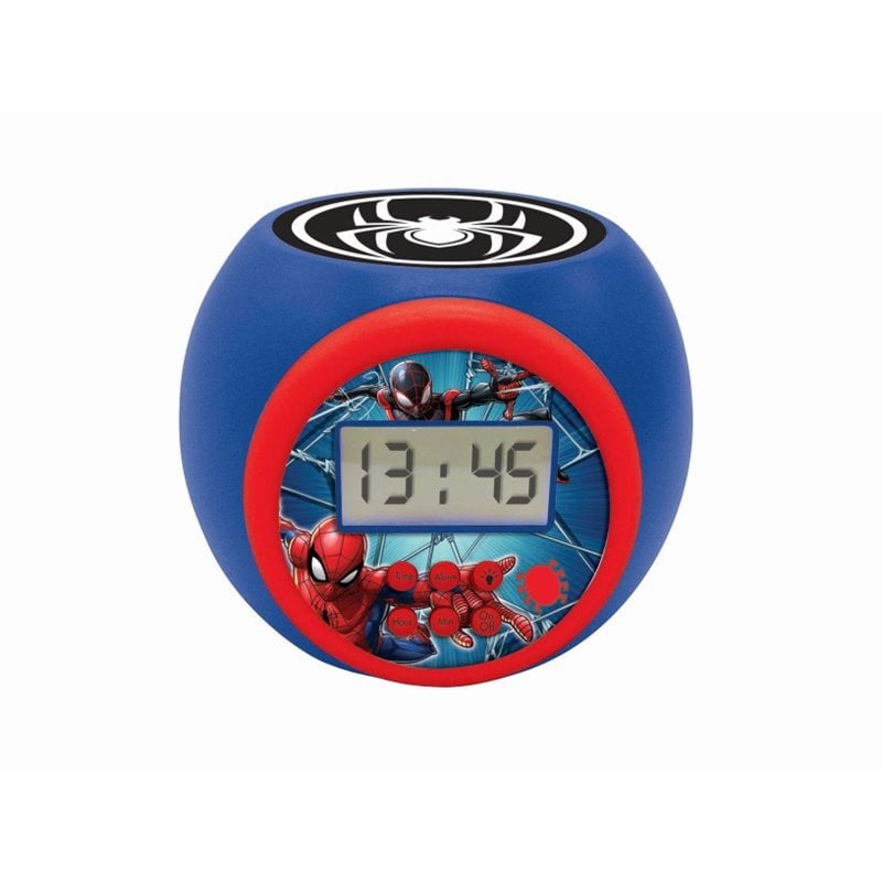 Despertador DISNEY proyector Spider Man con función temporizador