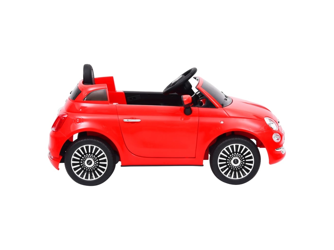 vidaXL Coche correpasillos el ctrico Fiat 500 rojo Worten.es