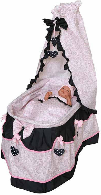 Cuna de Jugar DE CUEVAS Classic Romantic para muñeca bebé (Edad Mínima: 3)