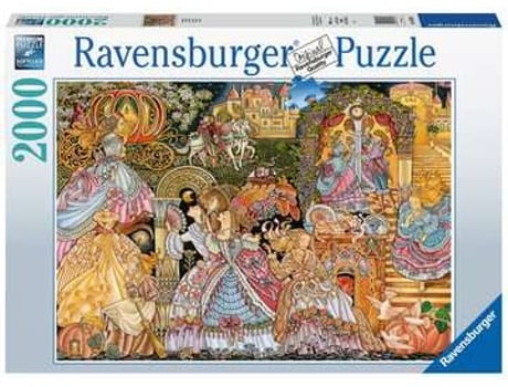 Puzzle RAVENSBURGER Cinderella, The Glass Slipper rompecabezas 2000 pieza(s) Arte