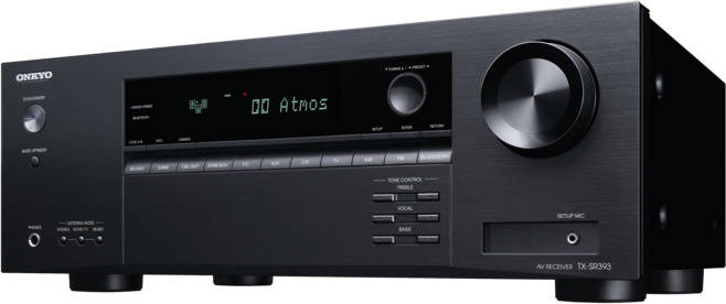 Amplificador ONKYO TX-SR393-B (Negro - 5.2 canales)