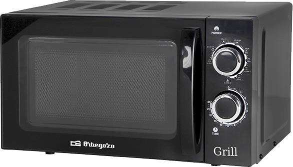 Microondas ORBEGOZO Mig 2031 (20 L - Con grill - Negro)