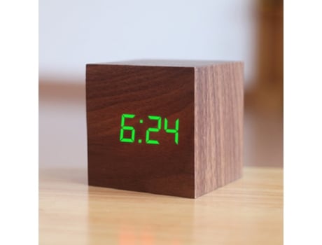 Despertador Digital de Madera con Leds SLOWMOOSE[M]