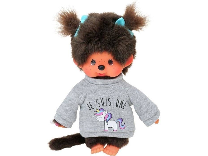 Peluche BANDAI Monchhichi Licorne (20cm)