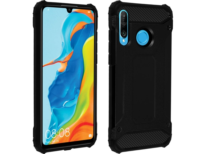 Carcasa Huawei P30 Lite AVIZAR Defender II Negro