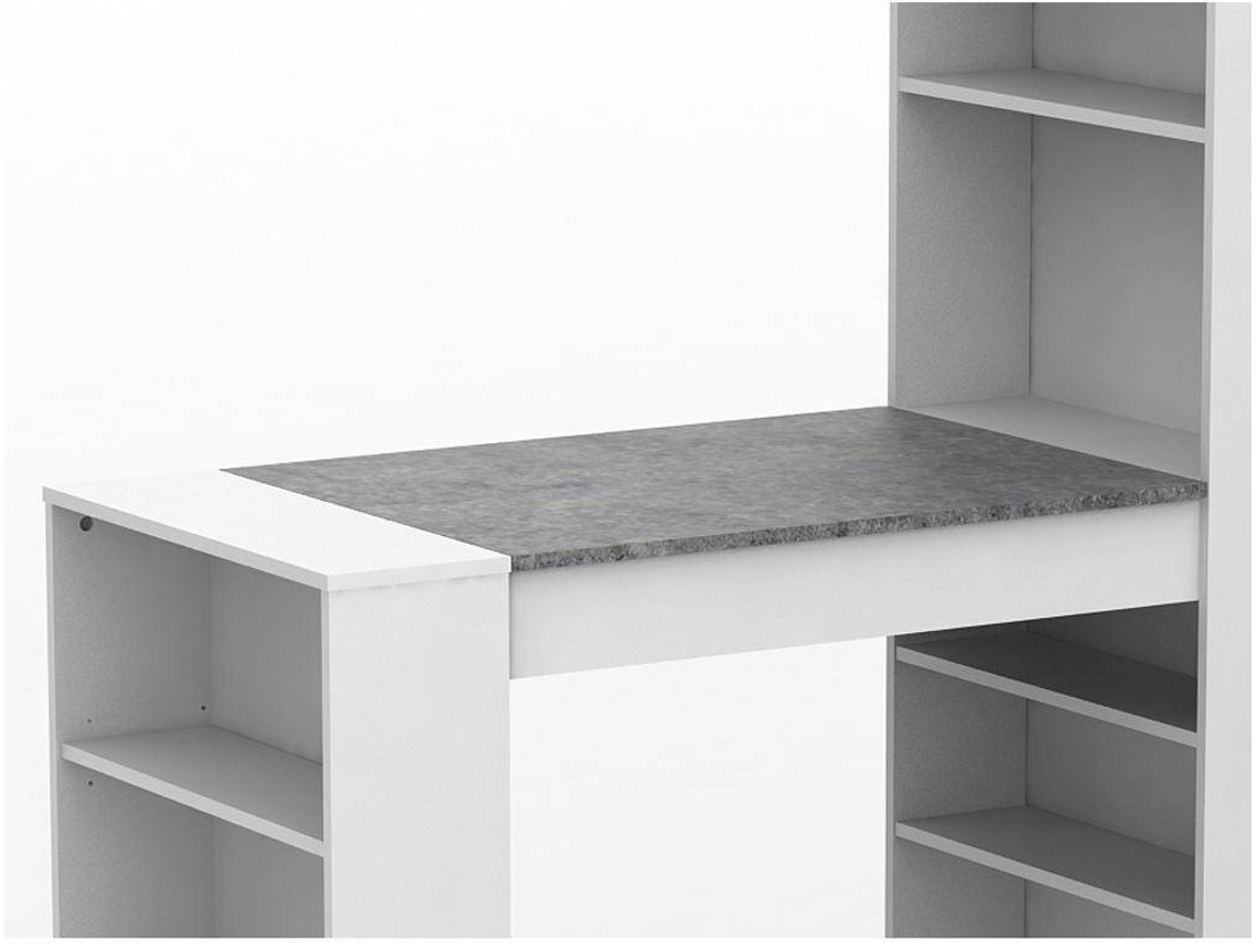 Mueble Bar con Compartimentos VENTE-UNIQUE Skarn (180x59x105 cm)