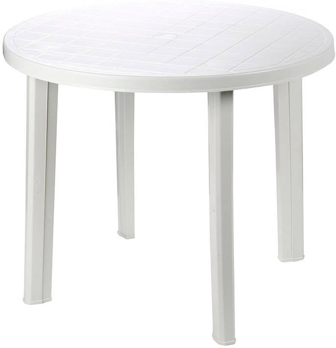 Mesa IPAE PRO GARDEN Redonda Blanco (90x90x72cm)